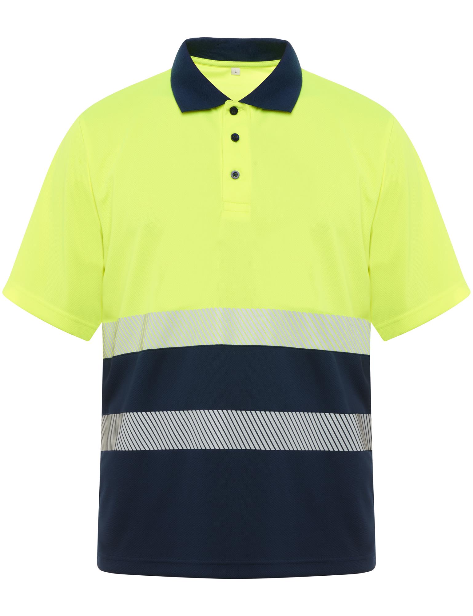 vega_high_visibility_technical_t-shirt_polo_ypsilis_eukrineias_texniko_mplouzaki